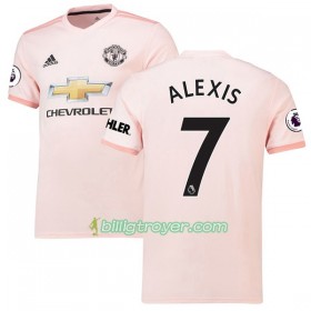 Billige Fotballdrakter Manchester United Alexis Sanchez 7 Bortedraktsett 2018/19 Kortermet